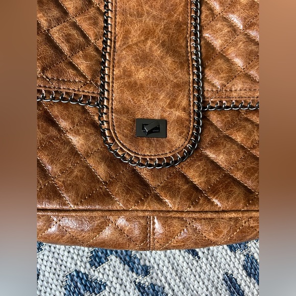 NWOT Big Buddha large quilted flap bag 😍 - Picture 2 of 7